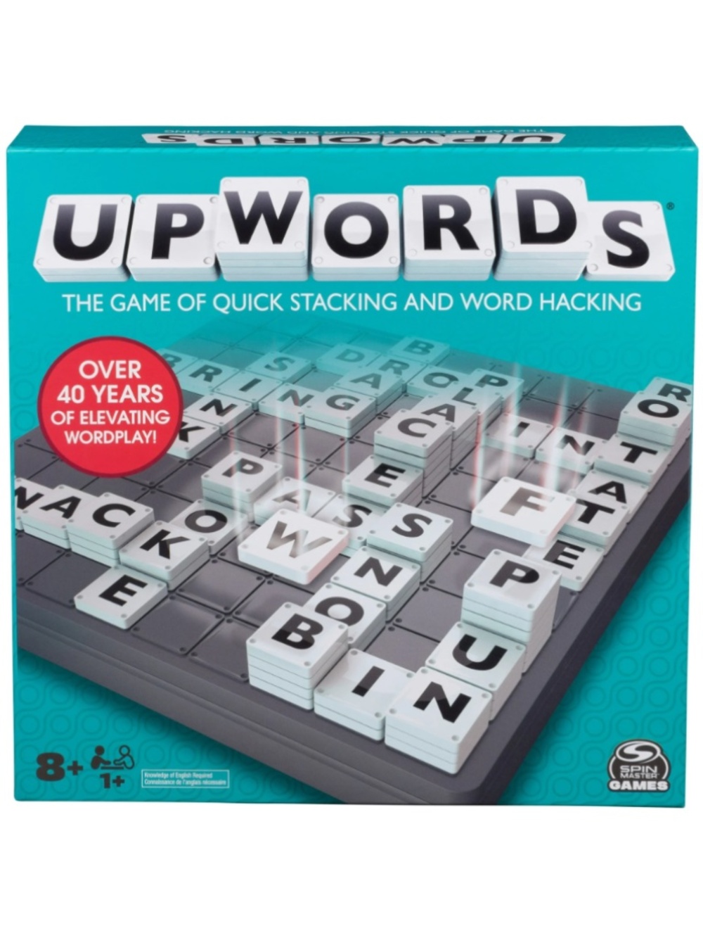 NWT Spin Master Games, Upwords, The Game of Quick Stacking and Word Fun